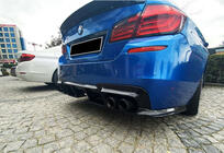 BMW 5 Series F10/F11 2010–2016 Diffuseur Arrière DPT V-1 (pour M-Performance, Noir Brillant) photo 1