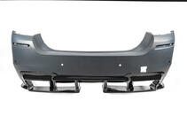 BMW 5 Series F10/F11 2010–2016 Diffuseur Arrière DPT V-1 (pour M-Performance, Noir Brillant) photo 3