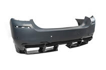BMW 5 Series F10/F11 2010–2016 Diffuseur Arrière DPT V-1 (pour M-Performance, Noir Brillant) photo 15