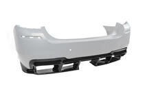 BMW 5 Series F10/F11 2010–2016 Diffuseur Arrière DPT V-1 (pour M-Performance, Noir Brillant) photo 16