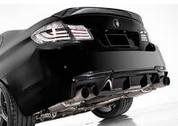 BMW 5 Series F10/F11 2010–2016 Diffuseur Arrière DPT V-2 (pour M-Performance, Noir Brillant) photo 3