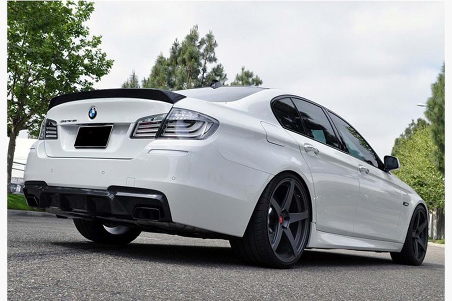 BMW 5 Series F10/F11 2010–2016 Diffuseur Arrière DPT V-2 (pour M-Performance, Noir Brillant) Photo 5