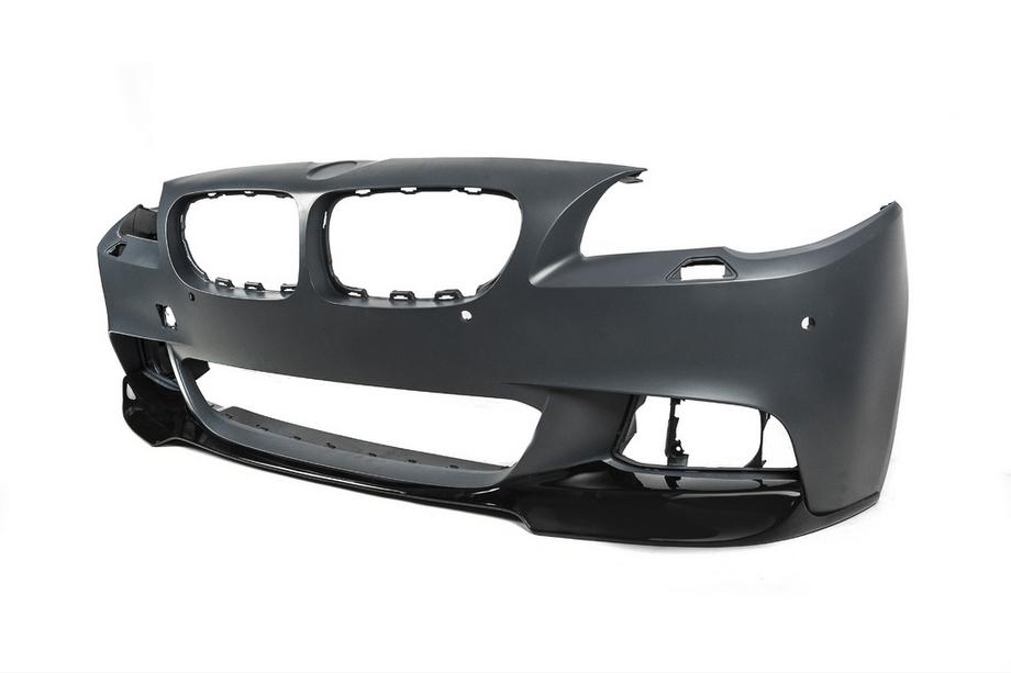 BMW 5 Series F10/F11 2010–2016 Lame Avant DPT Lip V-3 (Pour M-Performance, Noir Brillant) Photo 13