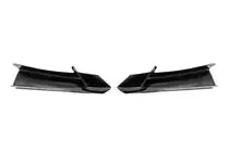 BMW 3 Series F30/F31 2012-2019 Lame avant DPT Flap (pour M-Performance, Noir Brillant) photo 5