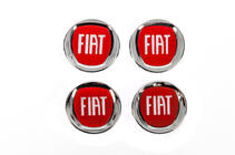 Fiat Cabochons de jante pour jantes d'origine 49/42,5 mm V-1 (lot de 4) photo 1