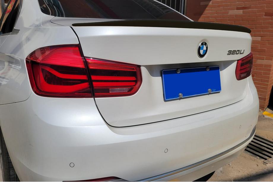 BMW 3 Series F30/F31 2012-2019 Aileron M3-Style (pour F30/F80, Noir Brillant) Image