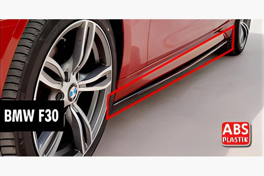 BMW 3 Series F30/F31 2012-2019 Bas de caisse DPT V-1 (pour bas de caisse M-Sport, noir brillant) Photo 1