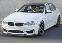BMW 3 Series F30/F31 2012-2019 Lame Avant DPT Lip V-2 (Pour M3, Noir Brillant) photo 4