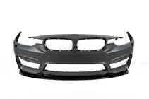 BMW 3 Series F30/F31 2012-2019 Lame Avant DPT Lip V-2 (Pour M3, Noir Brillant) photo 8