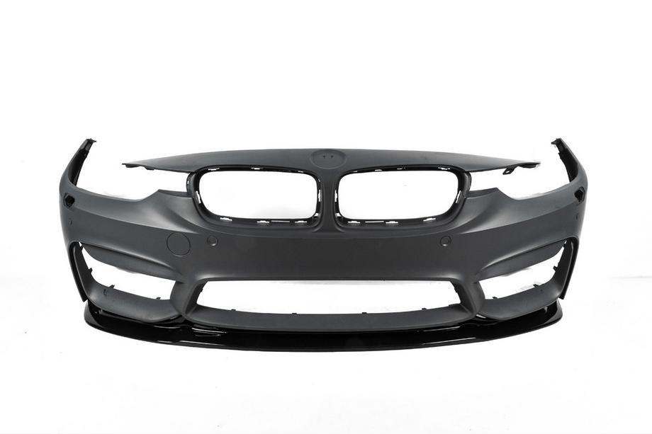 BMW 3 Series F30/F31 2012-2019 Lame Avant DPT Lip V-2 (Pour M3, Noir Brillant) Photo 8