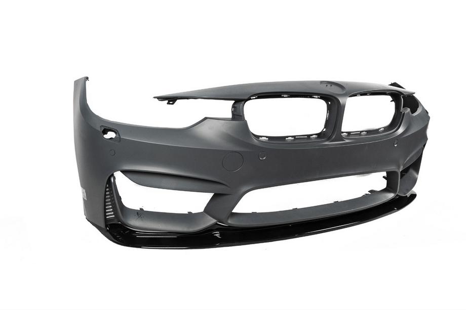 BMW 3 Series F30/F31 2012-2019 Lame Avant DPT Lip V-2 (Pour M3, Noir Brillant) Photo 13