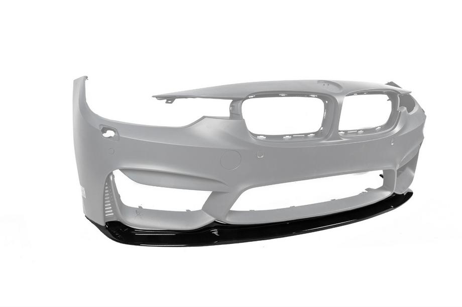 BMW 3 Series F30/F31 2012-2019 Lame Avant DPT Lip V-2 (Pour M3, Noir Brillant) Photo 9