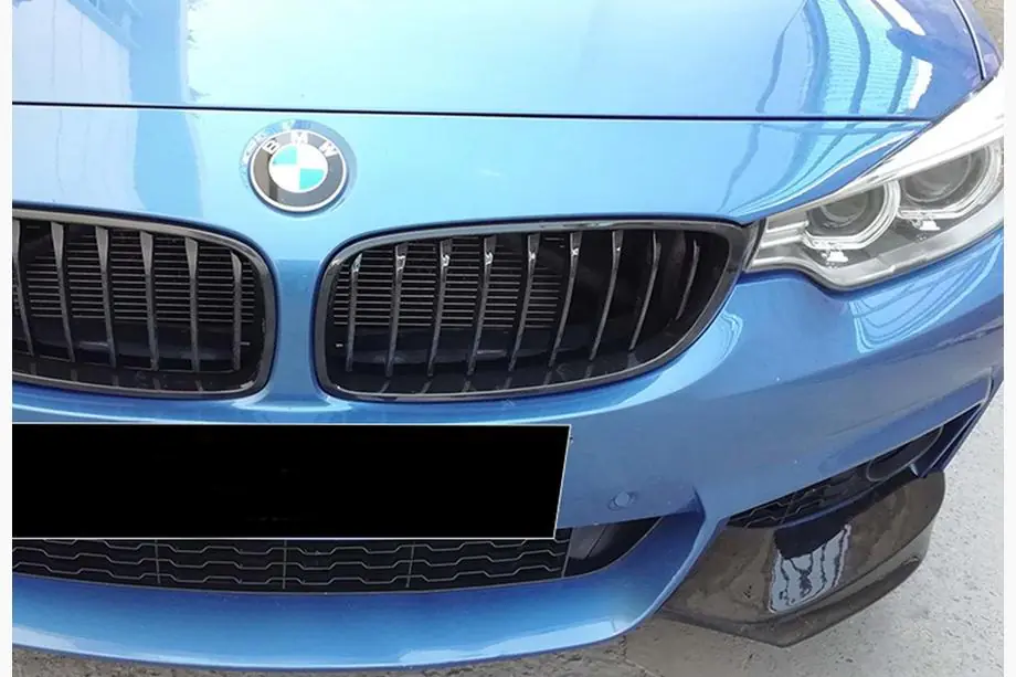 BMW 4 Series F32/F33/F36 2012-2020 Lame avant DPT Flap V-1 (pour M-Technic, noir brillant) Photo 5