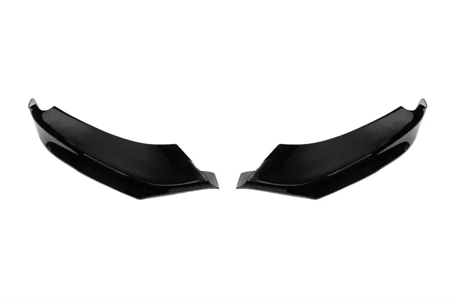 BMW 4 Series F32/F33/F36 2012-2020 Lame avant DPT Flap V-1 (pour M-Technic, noir brillant) Photo 2