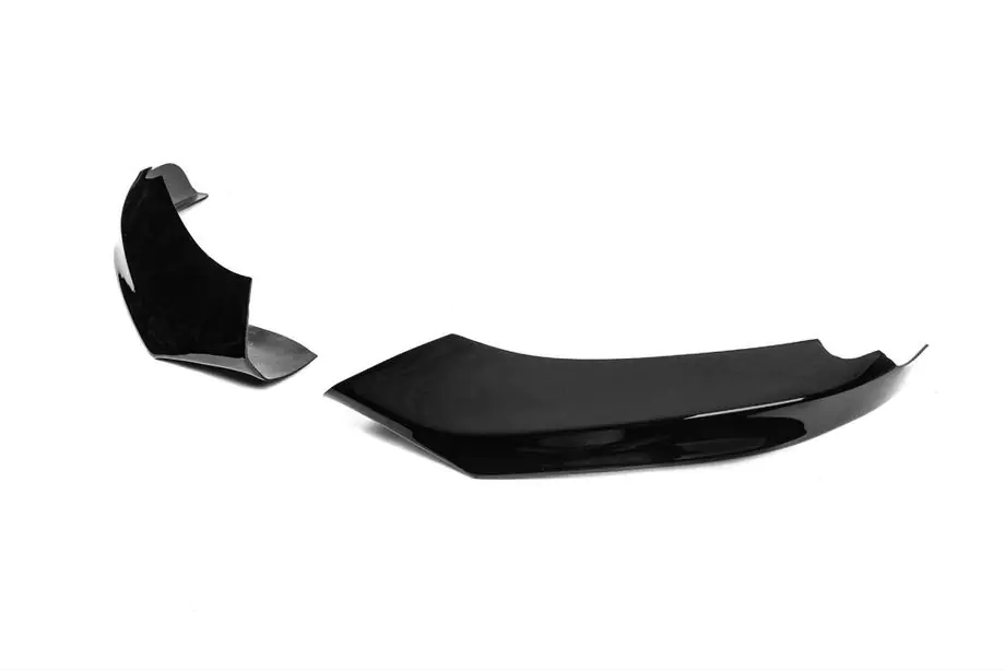 BMW 4 Series F32/F33/F36 2012-2020 Lame avant DPT Flap V-1 (pour M-Technic, noir brillant) Photo 7