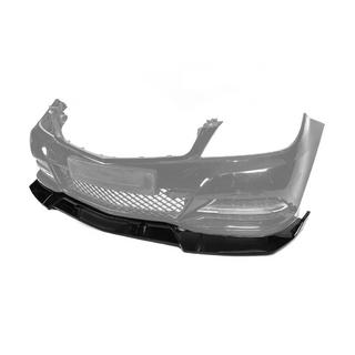 Lame de Pare-chocs Avant DPT V1 (2011-2015, Noir Brillant) Mercedes C-class W204 2007-2015 photo 2