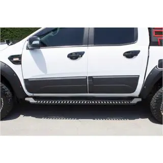 Marchepieds latéraux Dakar V1 sans LED (2019+, 2 pcs, métal) photo 4