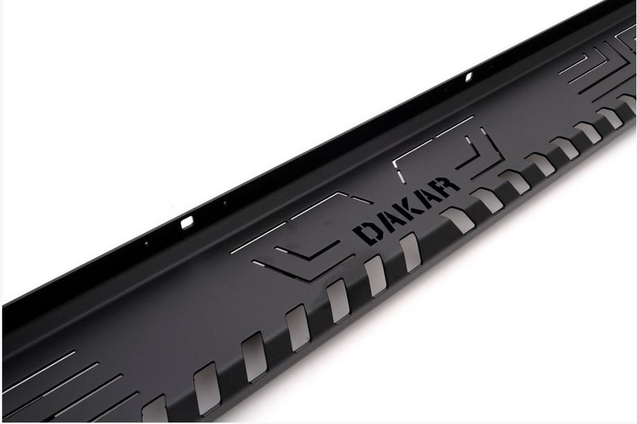 Mitsubishi L200 2015-2024 Marchepieds latéraux Dakar V1 sans LED (2019+, 2 pcs, métal) Photo 2