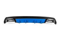 Diffuseur Arriere Universel DPT V-3 (ABS) (Bleu+Noir Brillant) photo 1