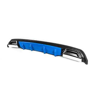 Diffuseur Arriere Universel DPT V-3 (ABS) (Bleu+Noir Brillant) photo 2