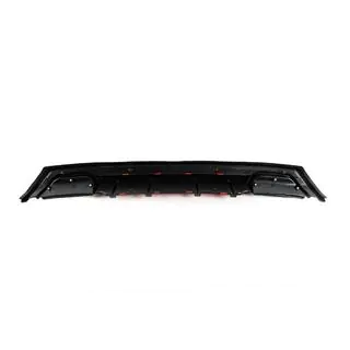Diffuseur Arriere Universel DPT V-5 (ABS) (Rouge+Noir Brillant) photo 4