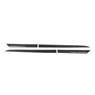 Baguettes de porte universelles DPT (ABS) (4 pcs) (noir mat) photo 2