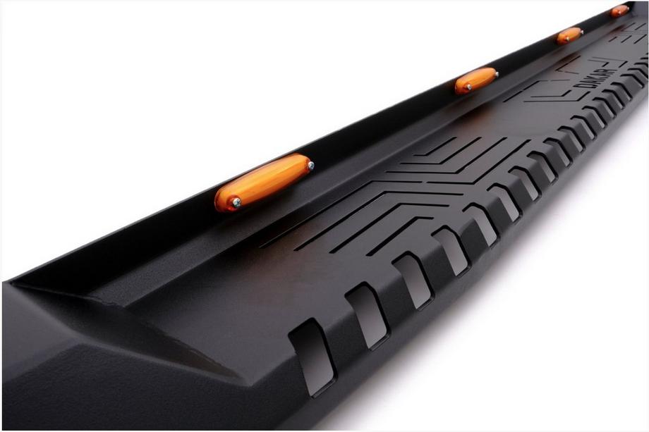 Mitsubishi L200 2015-2024 Marchepieds Latéraux Dakar V1 avec LED (2019+, 2 pcs, métal) Photo 3