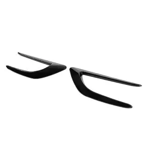 Prises d'air latérales universelles DPT V-2 (ABS) (2pcs) (Noir Brillant) photo 2