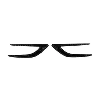 Prises d'air latérales universelles DPT V-2 (ABS) (2pcs) (Noir Brillant) photo 3