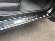 Renault Megane II 2004-2009 Seuils de Porte Inox (Carmos, 4 pcs, Acier Inoxydable) photo 4