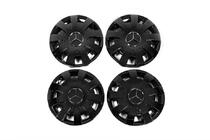 Mercedes Sprinter W907/W910 2018- Enjoliveurs noirs ABS (1 pièce, lot de 4) photo 1
