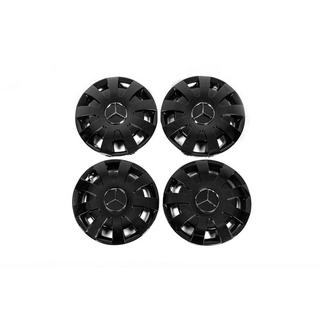 Enjoliveurs noirs ABS (1 pièce, lot de 4) photo 1