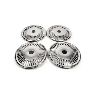 Enjoliveurs en acier inoxydable Étoile (1-anneau, Lot de 4) photo 1