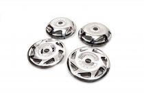 Mercedes Sprinter W907/W910 2018- Enjoliveurs en acier inoxydable OEM (2 cerclages, 4 pcs) photo 2