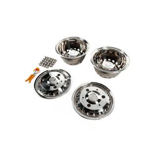 Enjoliveurs en acier inoxydable Exclusive V3 (conception à 2 anneaux, 4 pcs) Mercedes Sprinter W907/W910 2018- photo 3