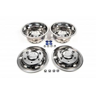 Enjoliveurs en acier inoxydable Exclusive V1 (2 pièces, 4 pcs) Mercedes Sprinter W907/W910 2018- photo 1