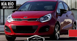Kia Rio 2012-2017 Coques de Rétroviseurs BMW-Style (avec Clignotant, 2 pcs) photo 7
