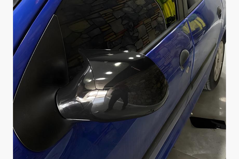 Peugeot 206 1998-2024 Coques de Rétroviseurs BMW-Style (2 pcs) Photo 1