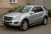 Mercedes ML W164 2005-2011 Déflecteurs de vitre à encastrer (4 pcs, Esa) photo 1