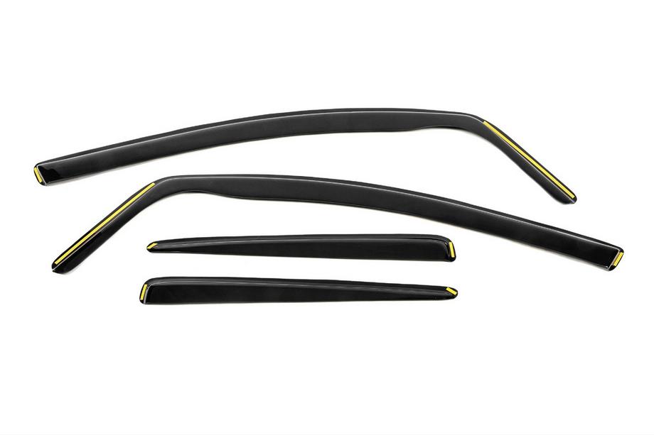 Opel Corsa D 2007-2014 Déflecteurs de vitre à encastrer (4 pcs, Esa) Image
