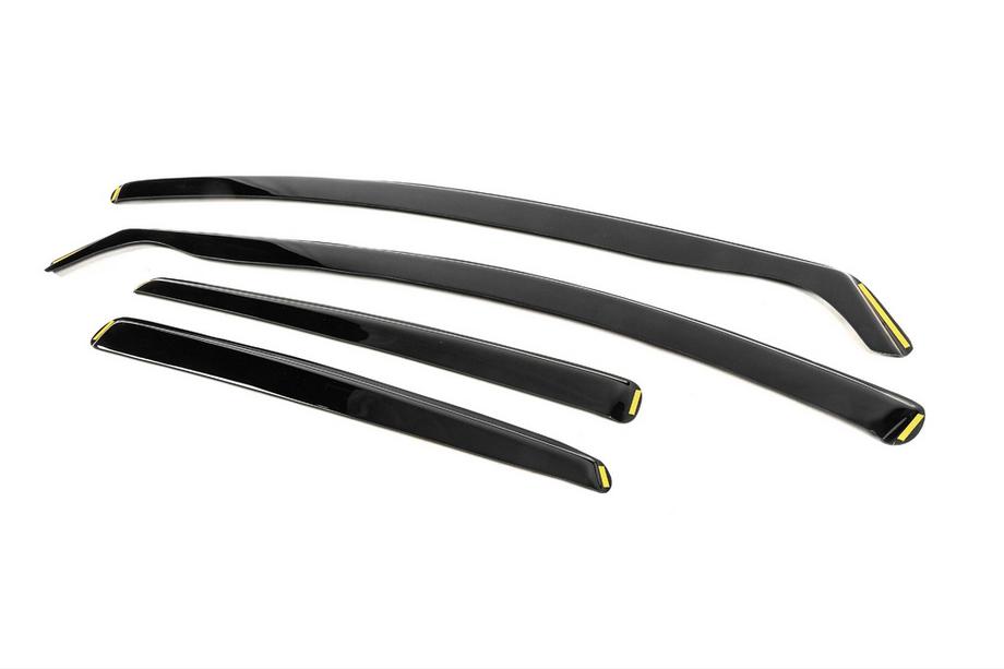 Seat Leon 2013-2020 Déflecteurs de vitres encastrés (HB, fumé, 4 pcs, Esa) Photo 2
