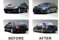 Mercedes S-сlass W221 2005-2013 Kit carrosserie facelift vers W222 AMG S63 photo 4
