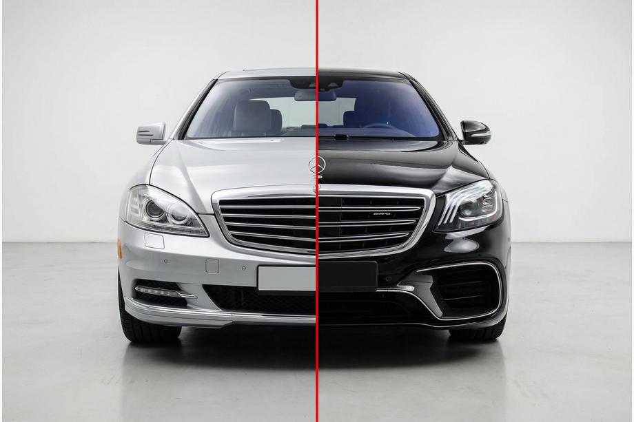 Mercedes S-сlass W221 2005-2013 Kit carrosserie facelift vers W222 AMG S63 Image