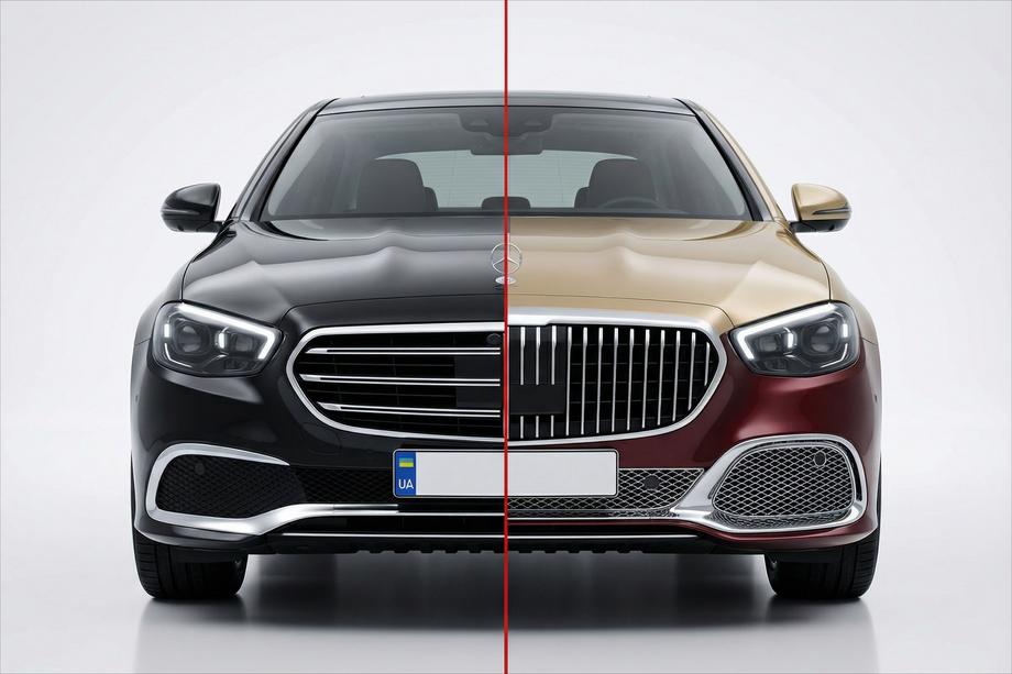 Mercedes E-class W213 2016-2023 Kit carrosserie Maybach (pour 2020-2024) Image