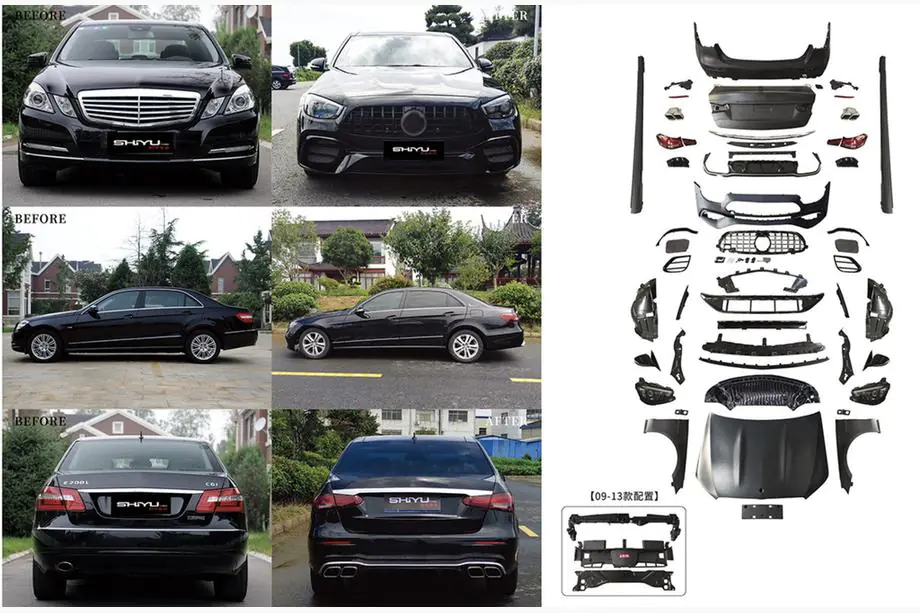 Mercedes E-class W212 2009-2016 Kit restylage vers W213 E63 AMG 2024 Image
