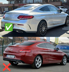 Mercedes C-class W205 2014-2021 Kit carrosserie avec diffuseur pour Coupe (AMG C63-design 2018-2021) photo 3