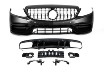Mercedes C-class W205 2014-2021 Kit carrosserie avec diffuseur pour Coupe (AMG C63-design 2018-2021) photo 1