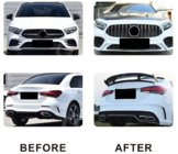 Mercedes A-class W177 2018- Kit carrosserie AMG A45 (Type-B) photo 1