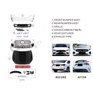 Kit carrosserie AMG A45 (Type-B) Mercedes A-сlass W177 2018- photo 2