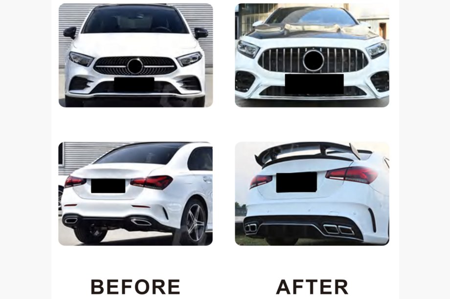 Mercedes A-class W177 2018- Kit carrosserie AMG A45 (Type-B) Image